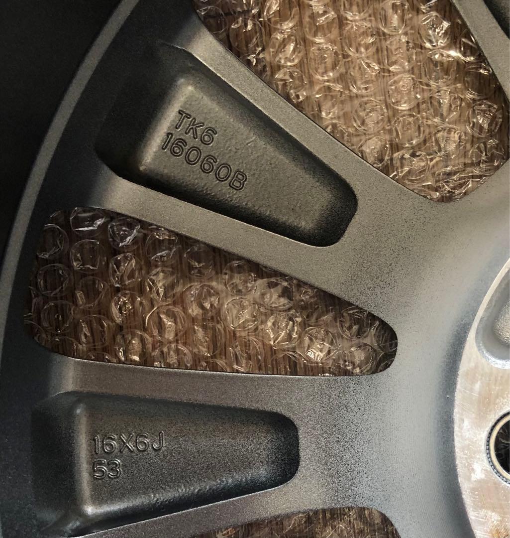 【新車外し】フィットRS GE8 極上美品￼ 純正ホイール4本(送料込み)