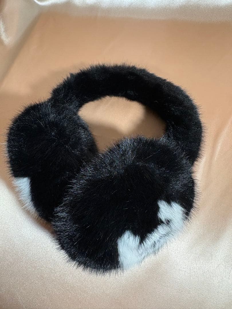 CHANELマフラー とイヤーマフ セット ブラック ノベルティ