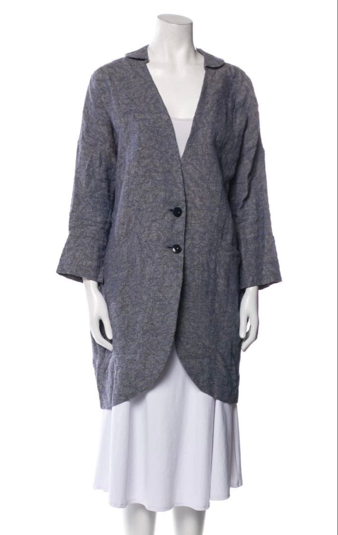 mina perhonen shimmer リネンコート