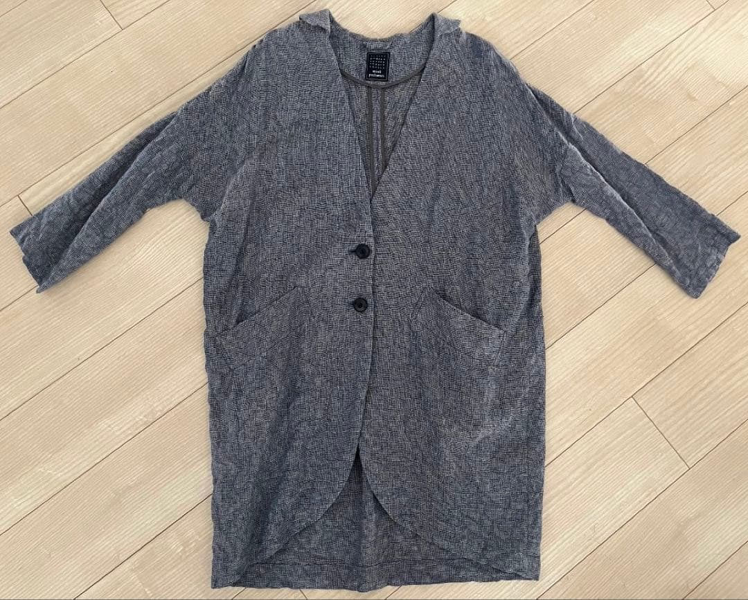 mina perhonen shimmer リネンコート