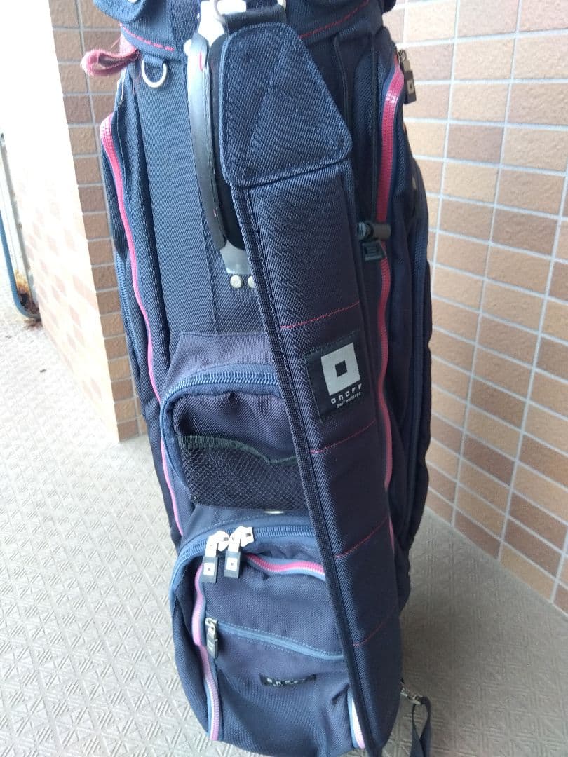 onoff ゴルフキャディバッグ ネイビー　　9.5型