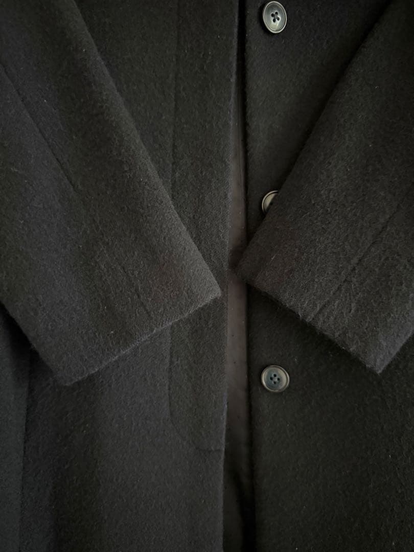 familiar⭐︎ファミリア⭐︎ネイビー ウールコート 襟付き　130㎝