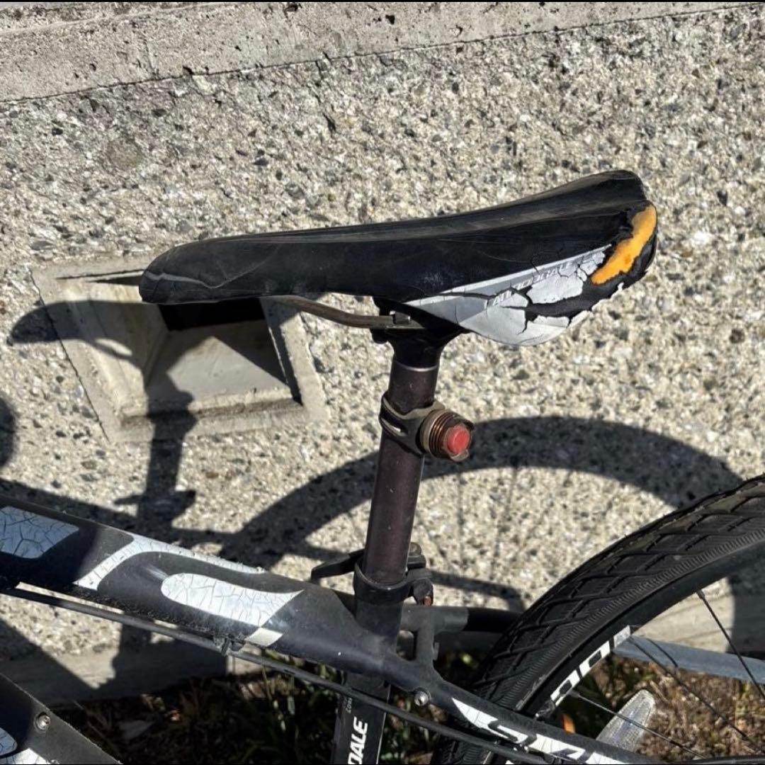 【ジャンク】CANNONDALE マウンテンバイク ブラック【引き取り限定】