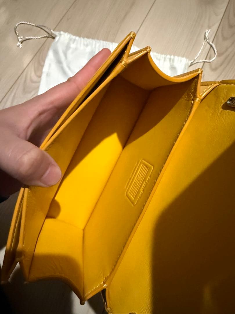 COACH イエロー ショルダーバッグ 保存袋付き