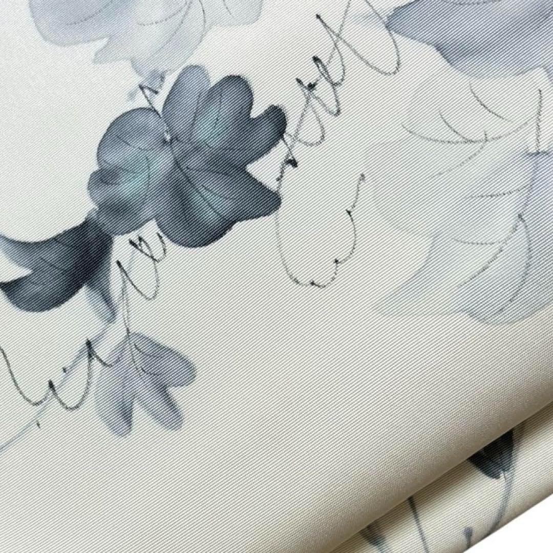 ユ56未使用　名古屋帯　盐濑 手絵 花柄 落款あ　着物 帯　仕立て上り　美品