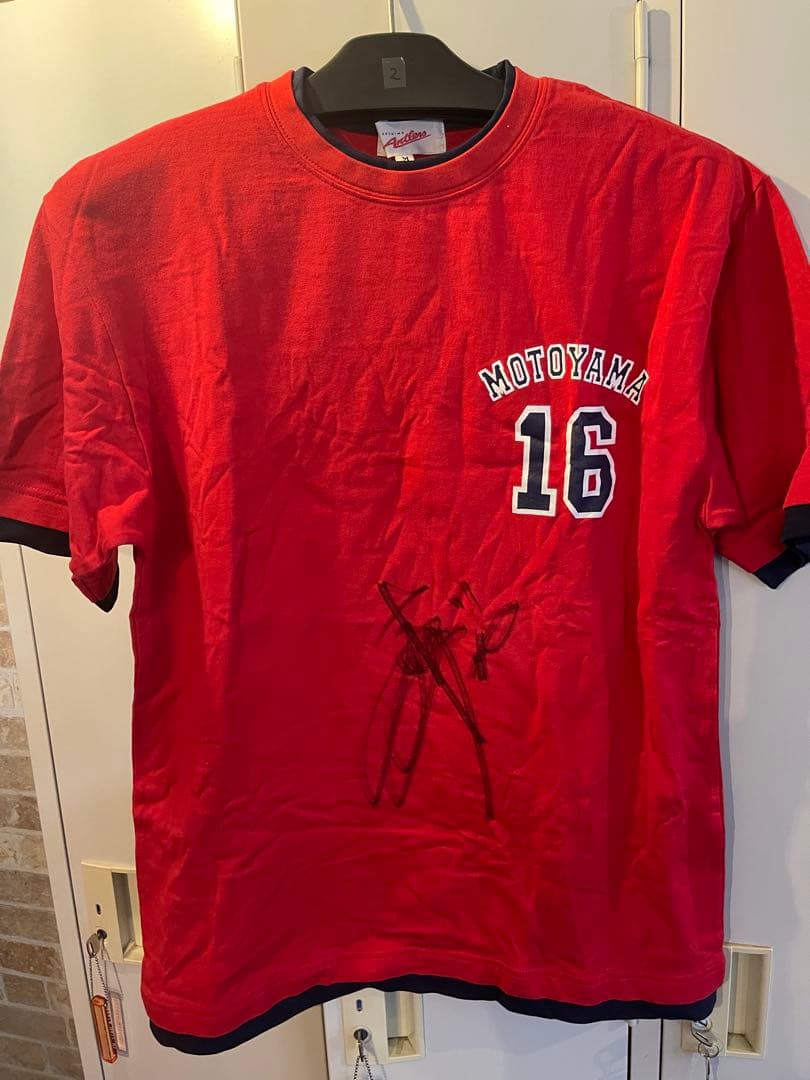 【直筆サイン】本山雅志 鹿島アントラーズ ユニフォーム 2000-2001未使用