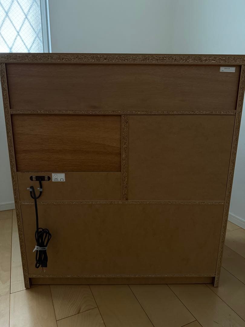 unico DIX W80木製レンジボード・レンジ台 天板ステンレス