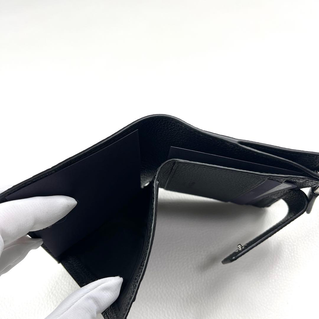 PRADA プラダ ロゴ カードホルダー 折財布 ブラック