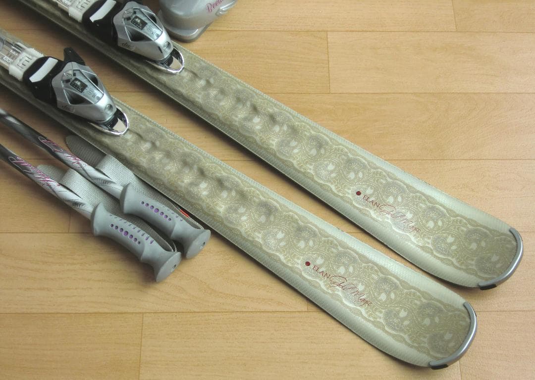 ■■1月限定■送料無料■女性用スキーセット■板146靴24-24.5■WAX済■