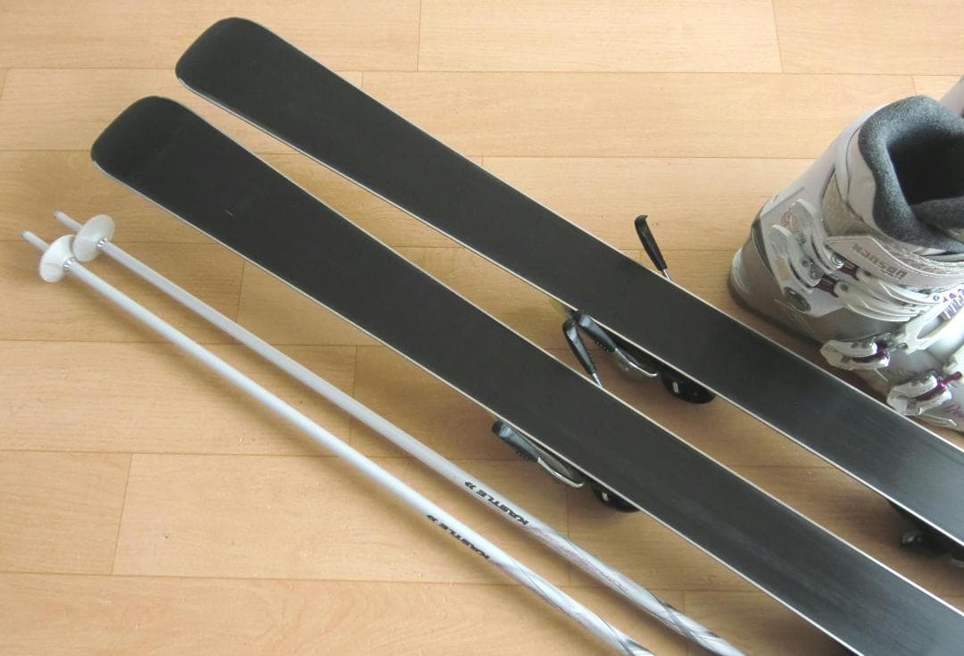 ■■1月限定■送料無料■女性用スキーセット■板146靴24-24.5■WAX済■