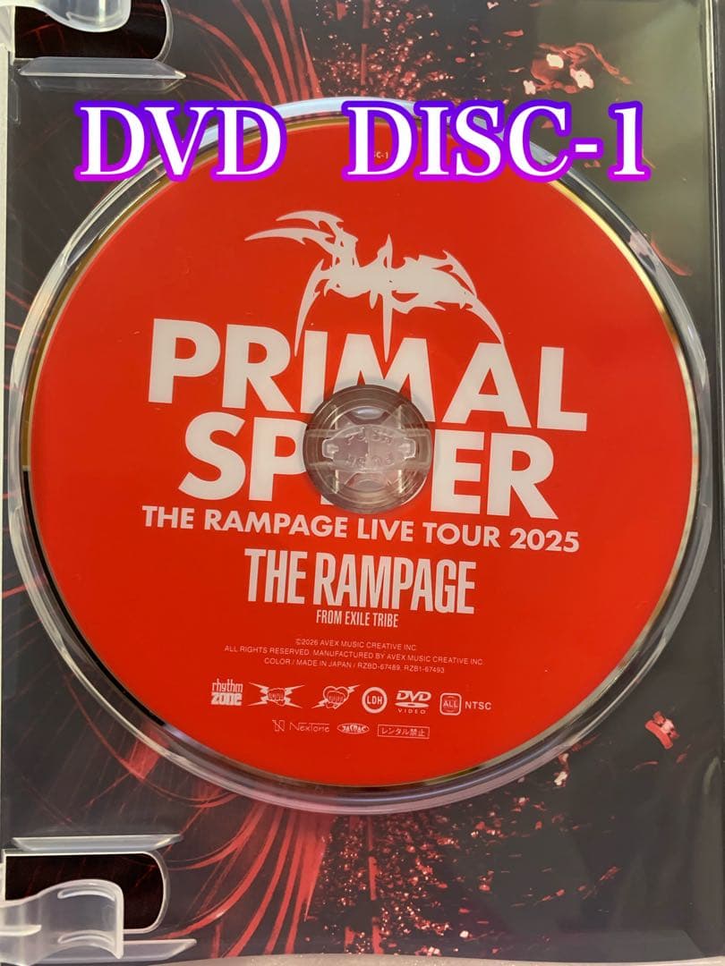 ミュージック RAMPAGE LIVE TOUR 2025 \"PRIMAL SPIDER\"