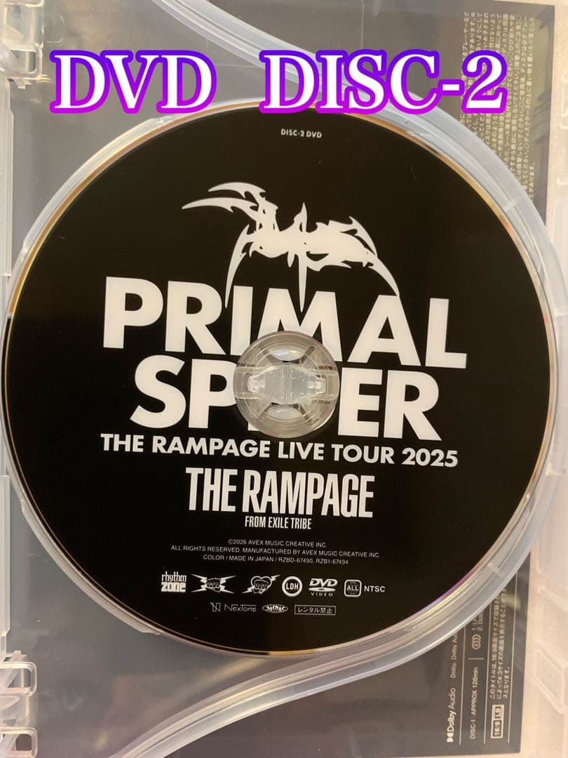 ミュージック RAMPAGE LIVE TOUR 2025 \"PRIMAL SPIDER\"