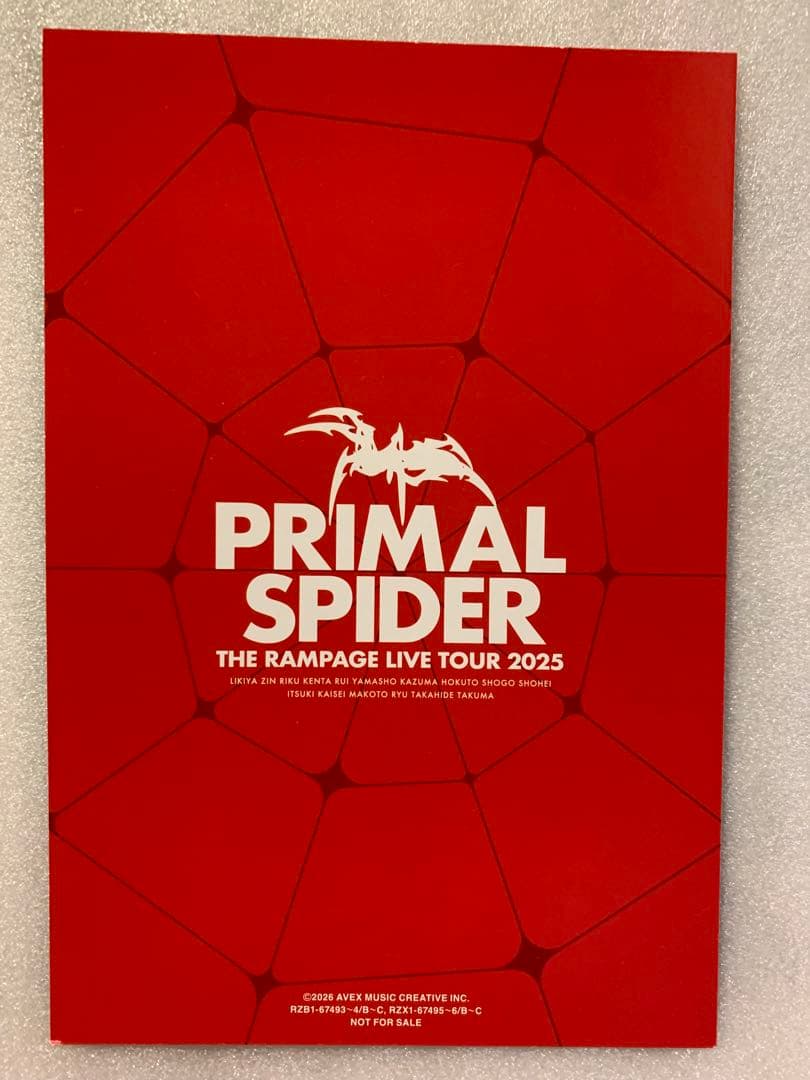ミュージック RAMPAGE LIVE TOUR 2025 \"PRIMAL SPIDER\"