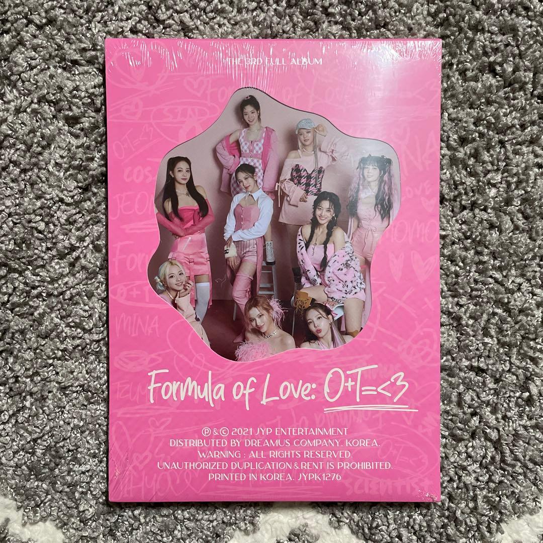 TWICE Formula of Love アルバム 4形態 【新品未開封】