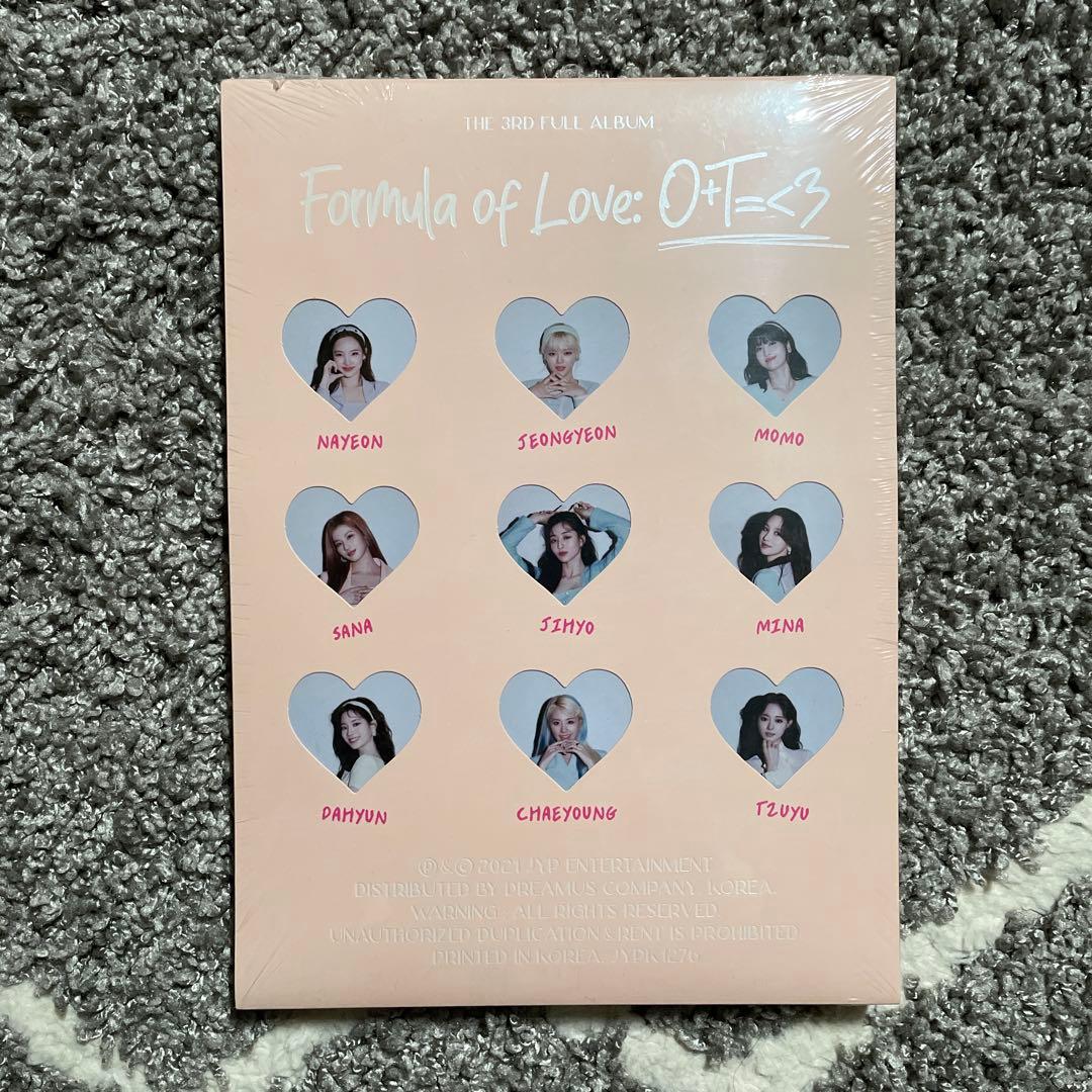 TWICE Formula of Love アルバム 4形態 【新品未開封】