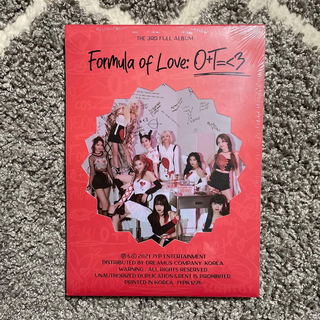 TWICE Formula of Love アルバム 4形態 【新品未開封】