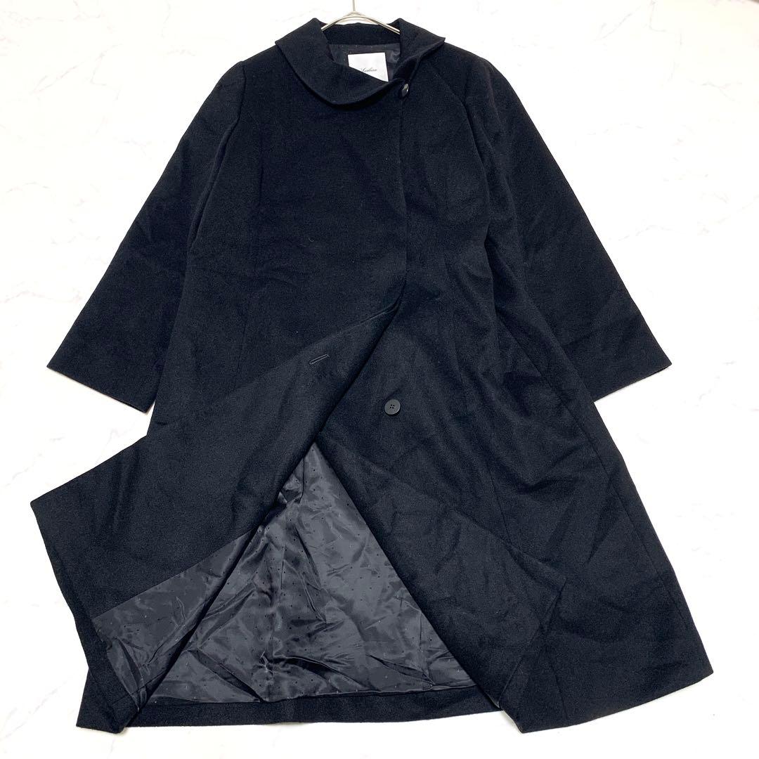 【美品】レリアン　カシミヤ100％　コート　サイズ13　XL