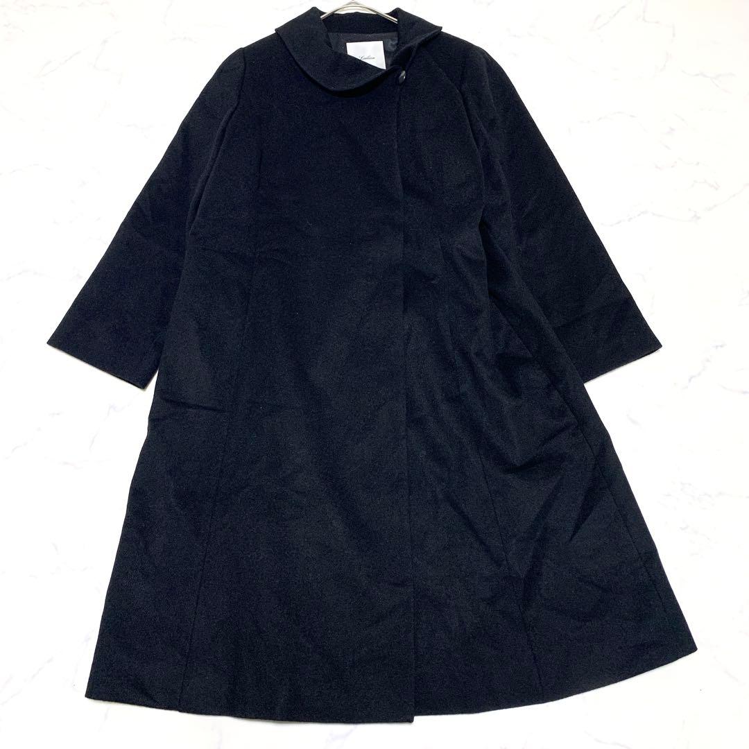 【美品】レリアン　カシミヤ100％　コート　サイズ13　XL