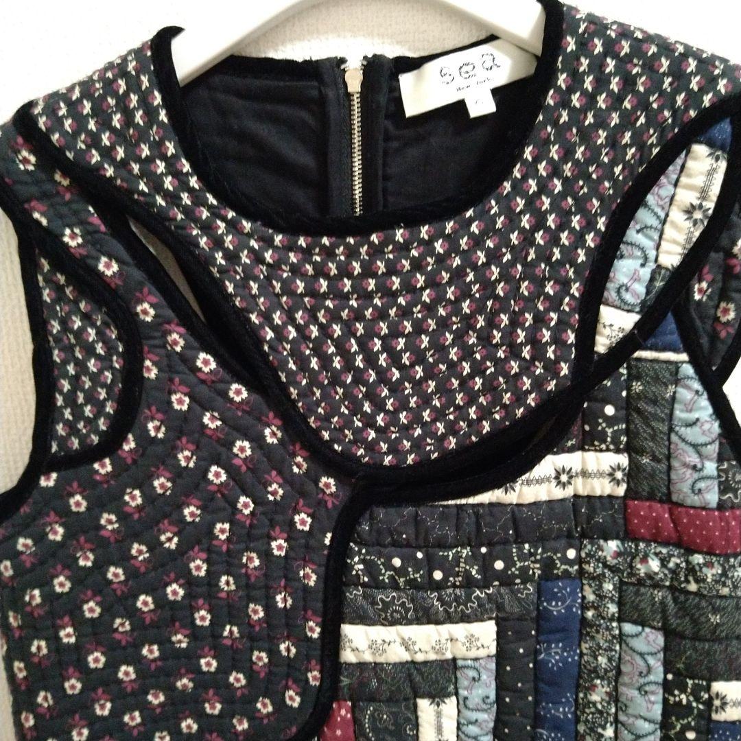 Sea New York　パッチワークキルティングベスト