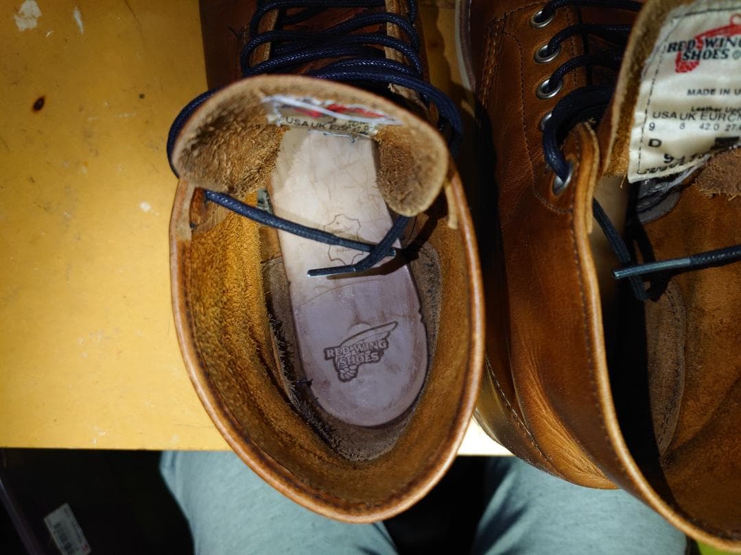 GOCCI様 レッド ウィング 9111 サイド羽刻印 9D 11年製