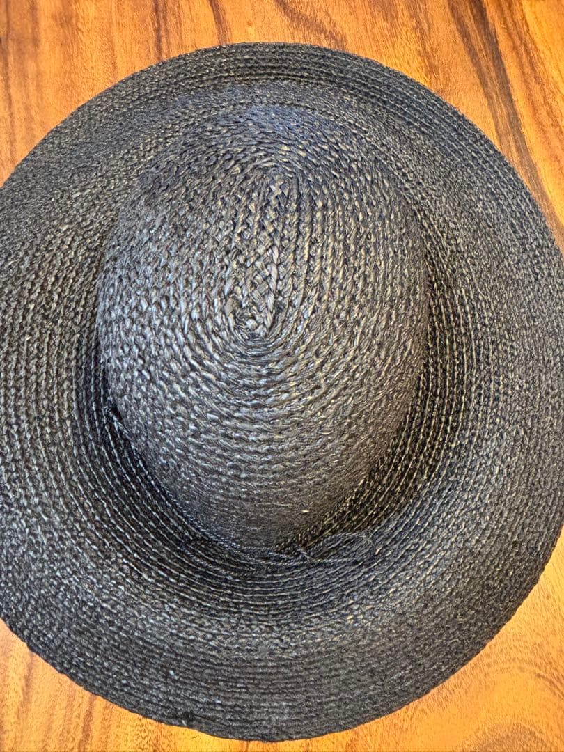 ヘレンカミンスキー　ラフィアハット　黒