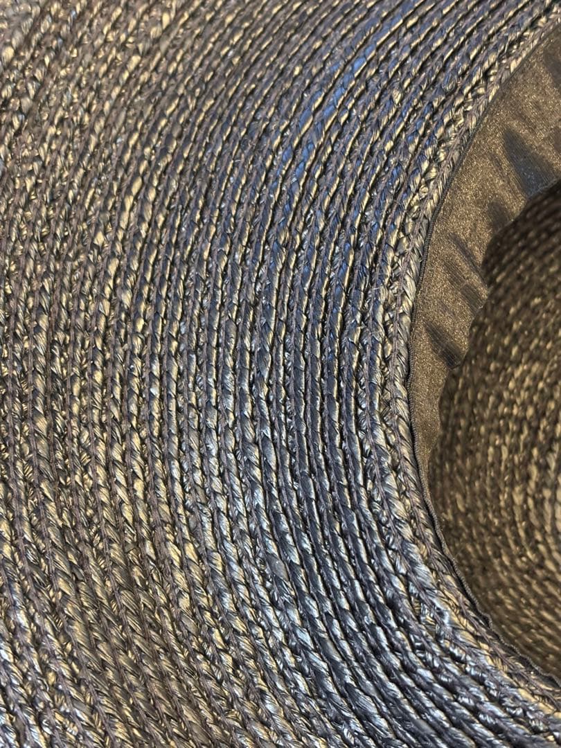 ヘレンカミンスキー　ラフィアハット　黒