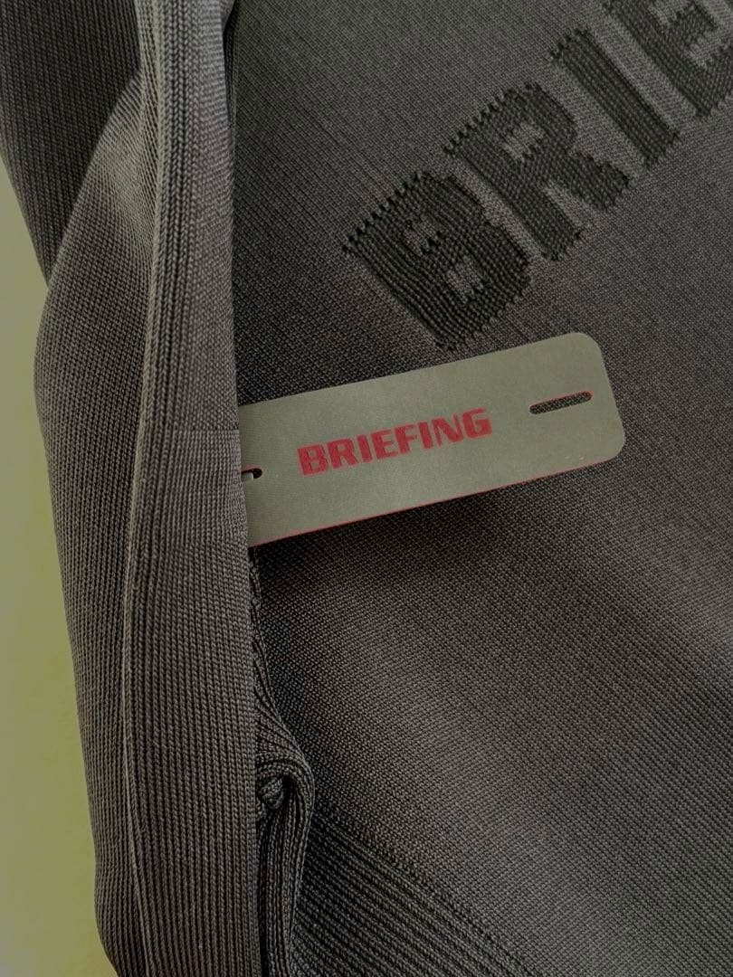 希少‼︎レザーワッペンBRIEFINGブリーフィング 黒 メンズ S【未使用】