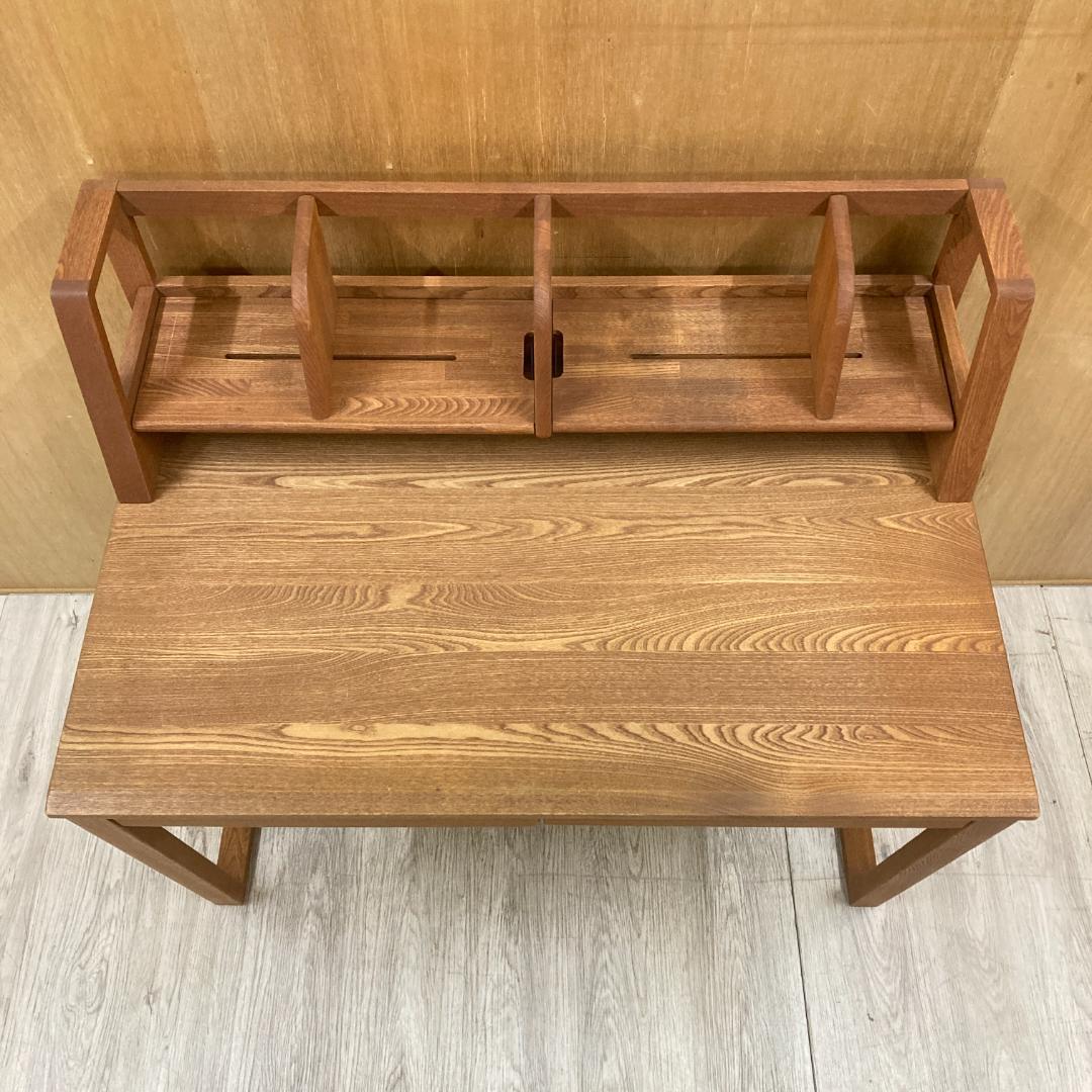 【マルニ】学習机セット　デスク　ワゴン　椅子　上置き