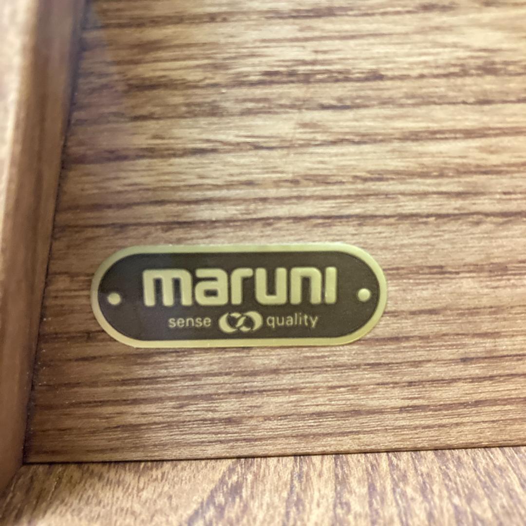 【マルニ】学習机セット　デスク　ワゴン　椅子　上置き