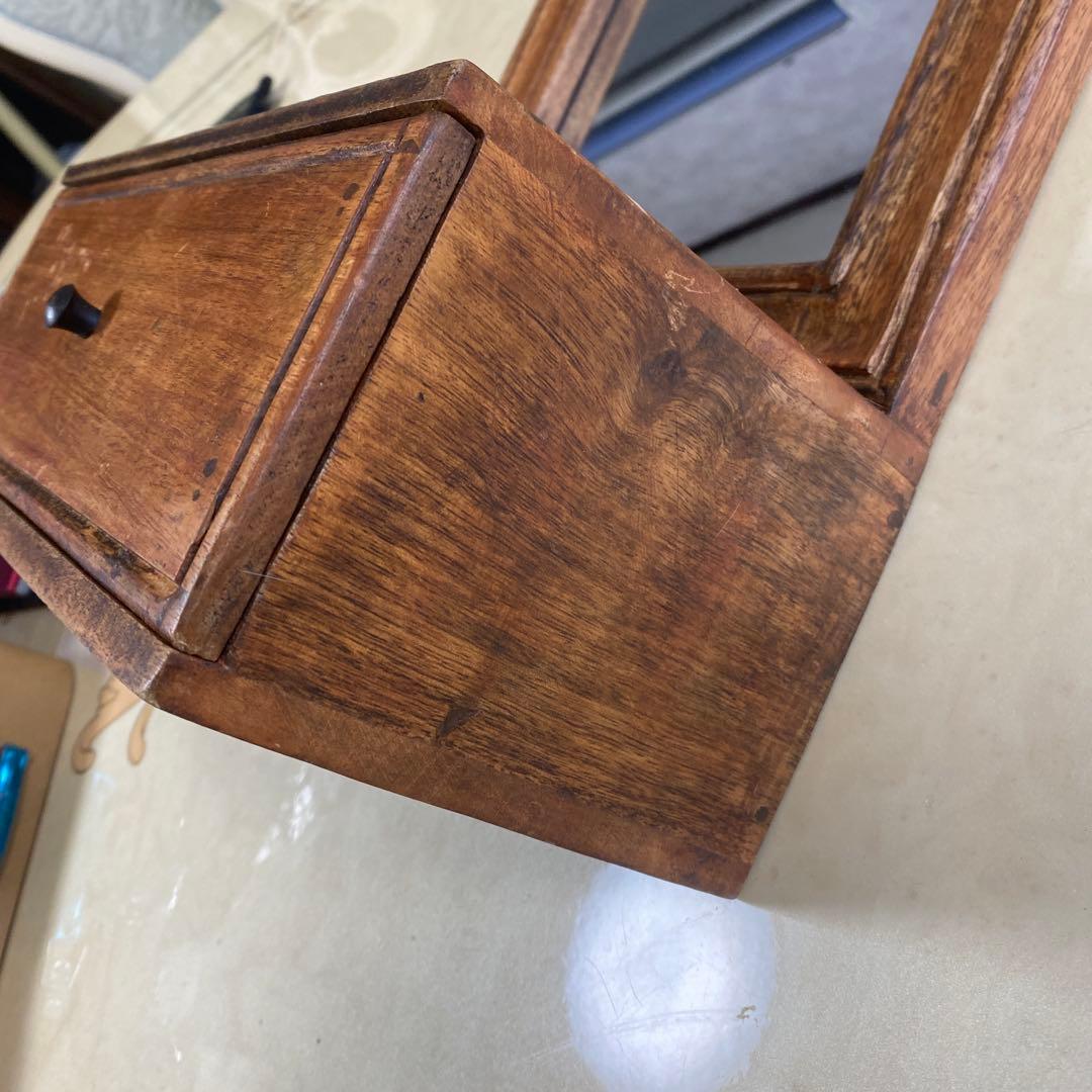 フランスアンティーク・ゴシック木製ドレッサー・引き出し付き