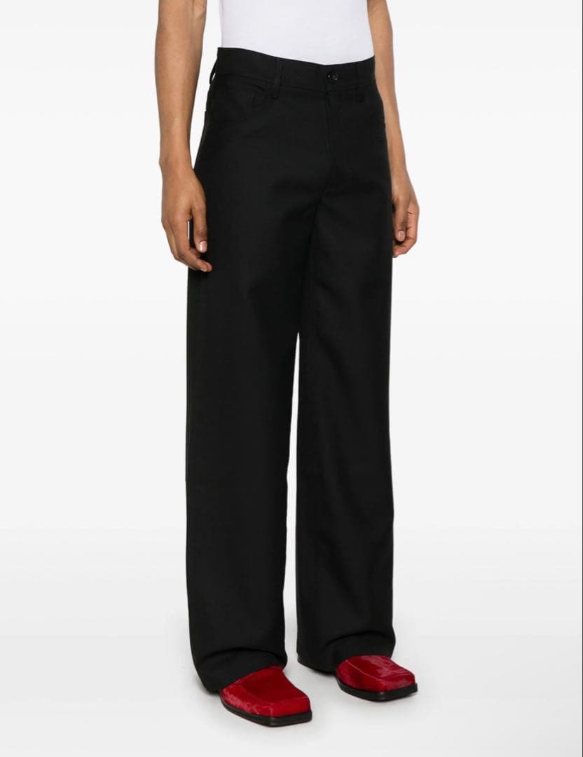 新品未使用 sefr jiro trousers black wool