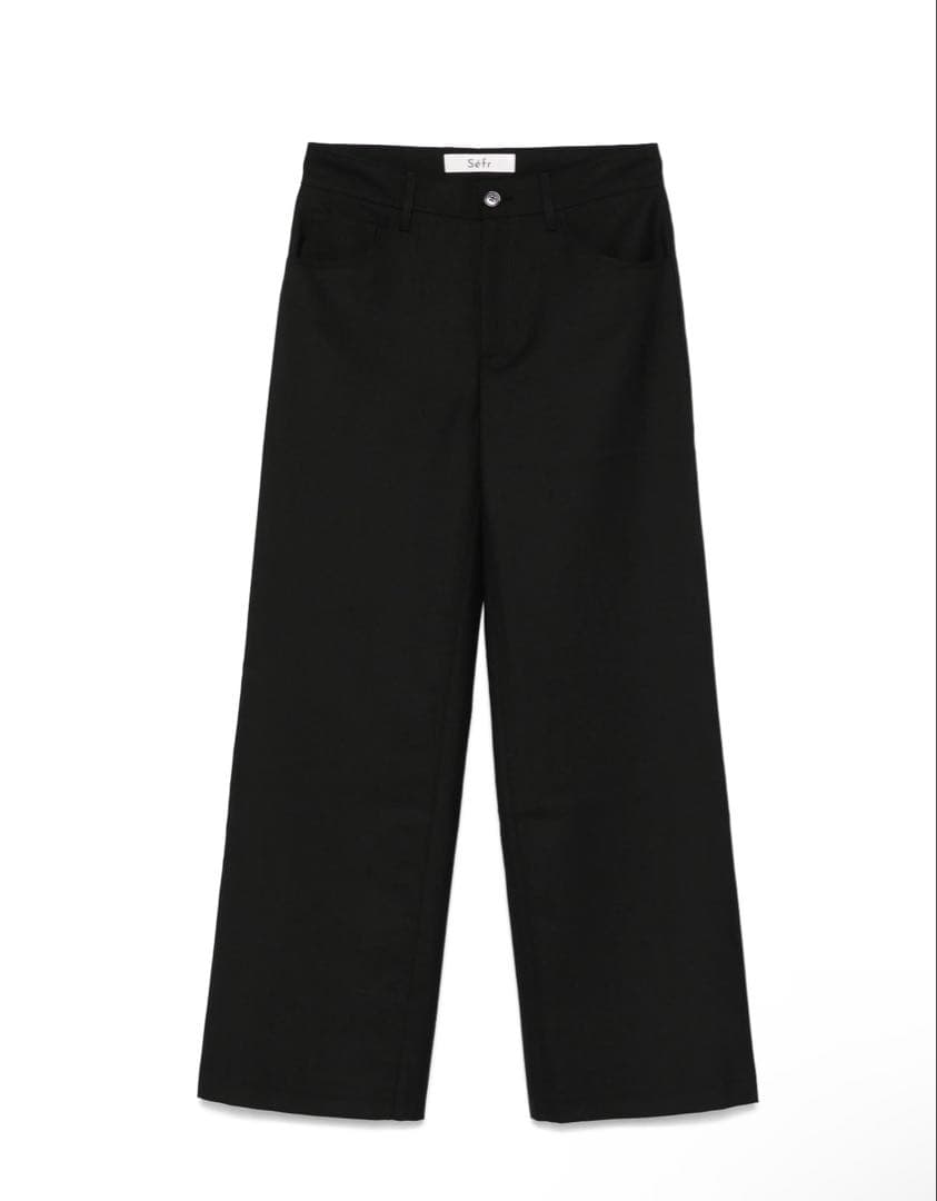 新品未使用 sefr jiro trousers black wool