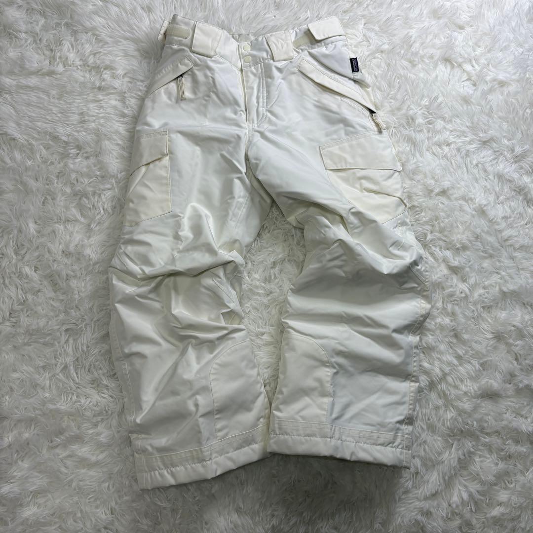 パタゴニアPatagoniaスキーウェアガールズM(10)ピンク白ホワイト