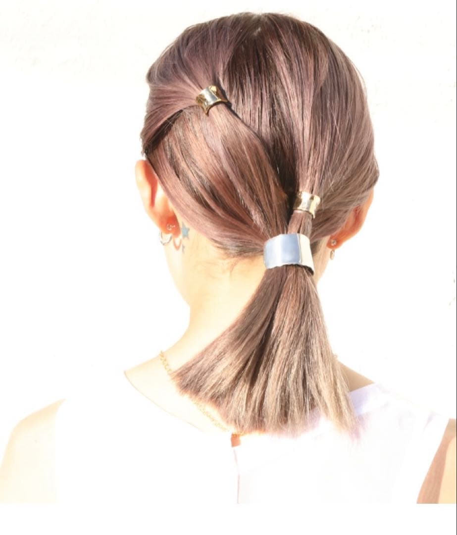 pluie プリュイ　パスドス ヘアピアス　ゴールド