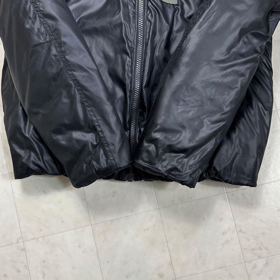 〈美品〉AVIREX アヴィレックス【XL】フード付きビッグロゴ 中綿ジャケット