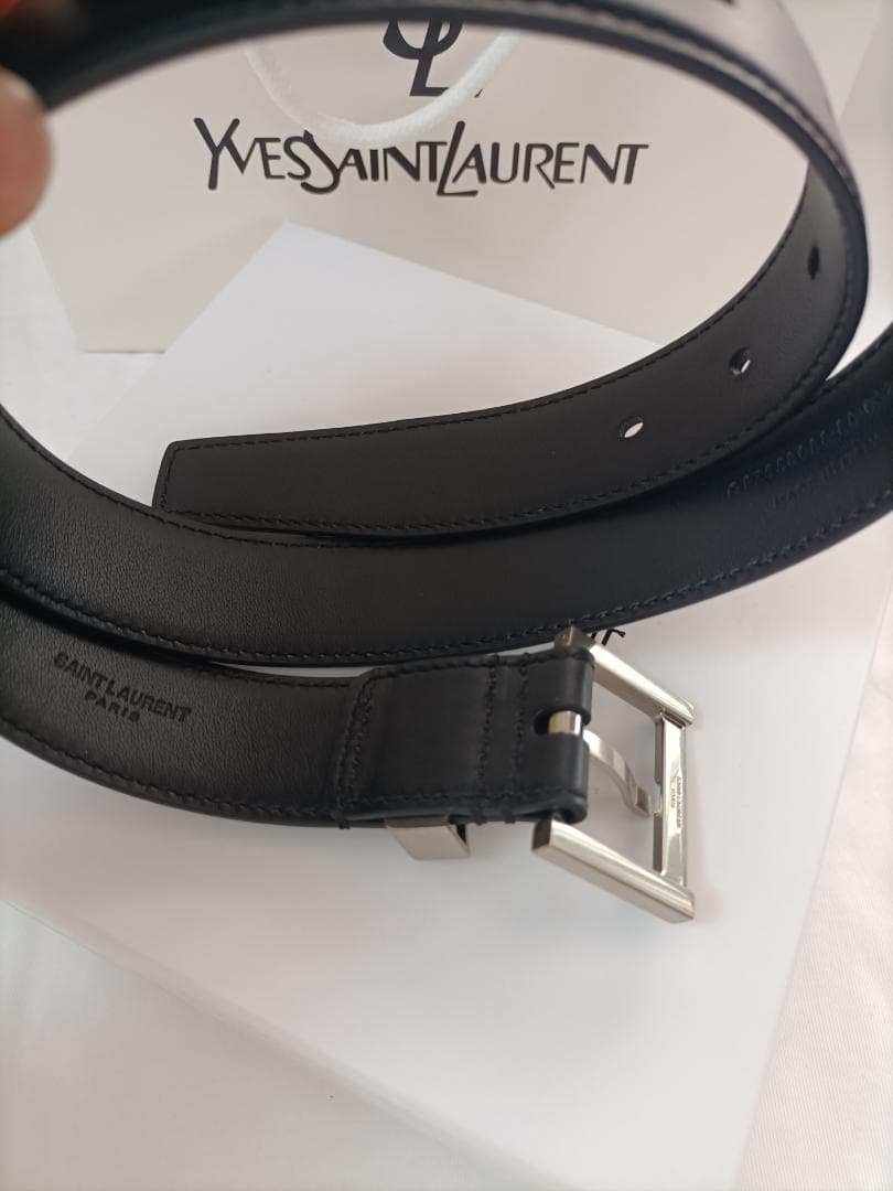 95cm/黒★サンローラン ベルト  Saint Laurent  レディース