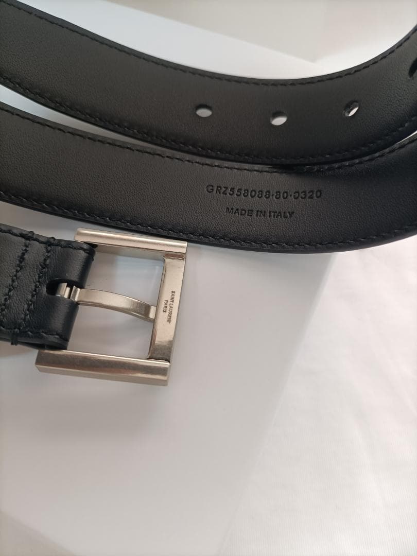 95cm/黒★サンローラン ベルト  Saint Laurent  レディース