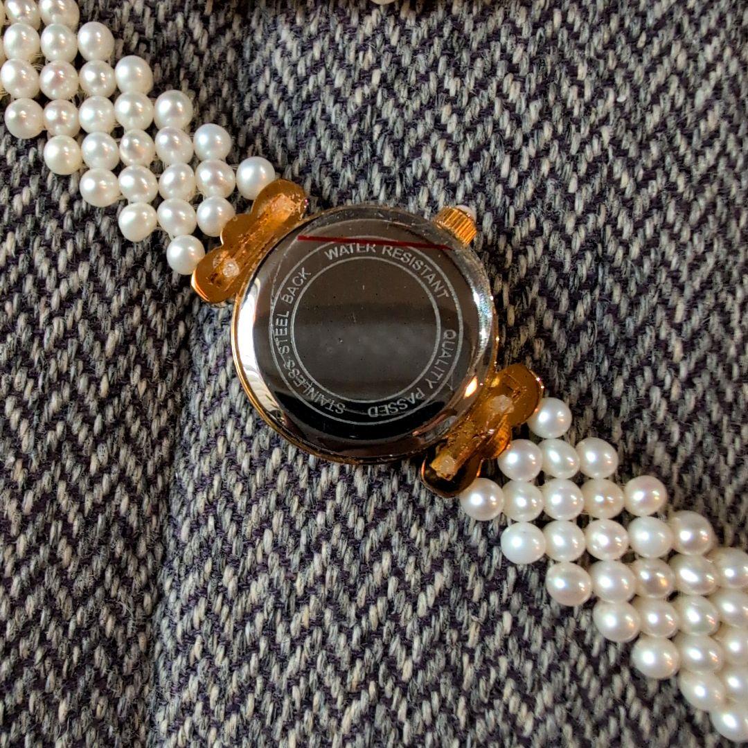 淡水真珠　ベビーパール　編み込み【ネックレス/時計/指輪/ブレスレット】セット