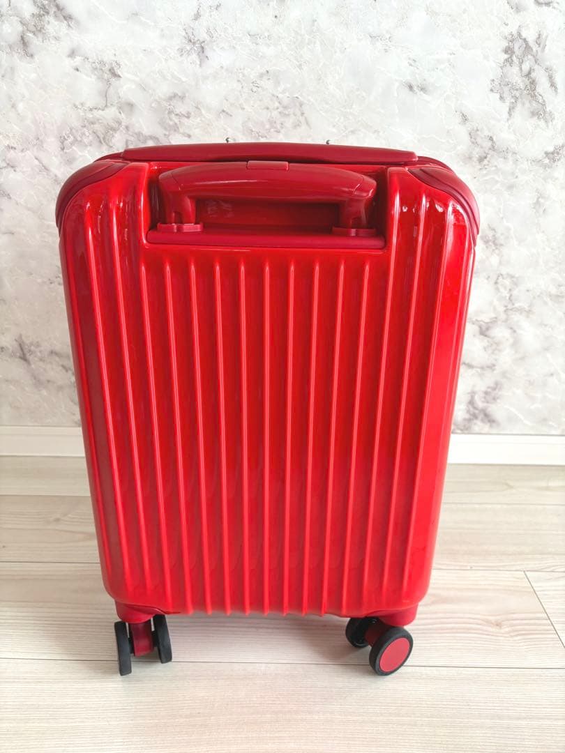 TRIO CARGO（カーゴ）　キャリーバッグ　フロントポケット　ブライトレッド