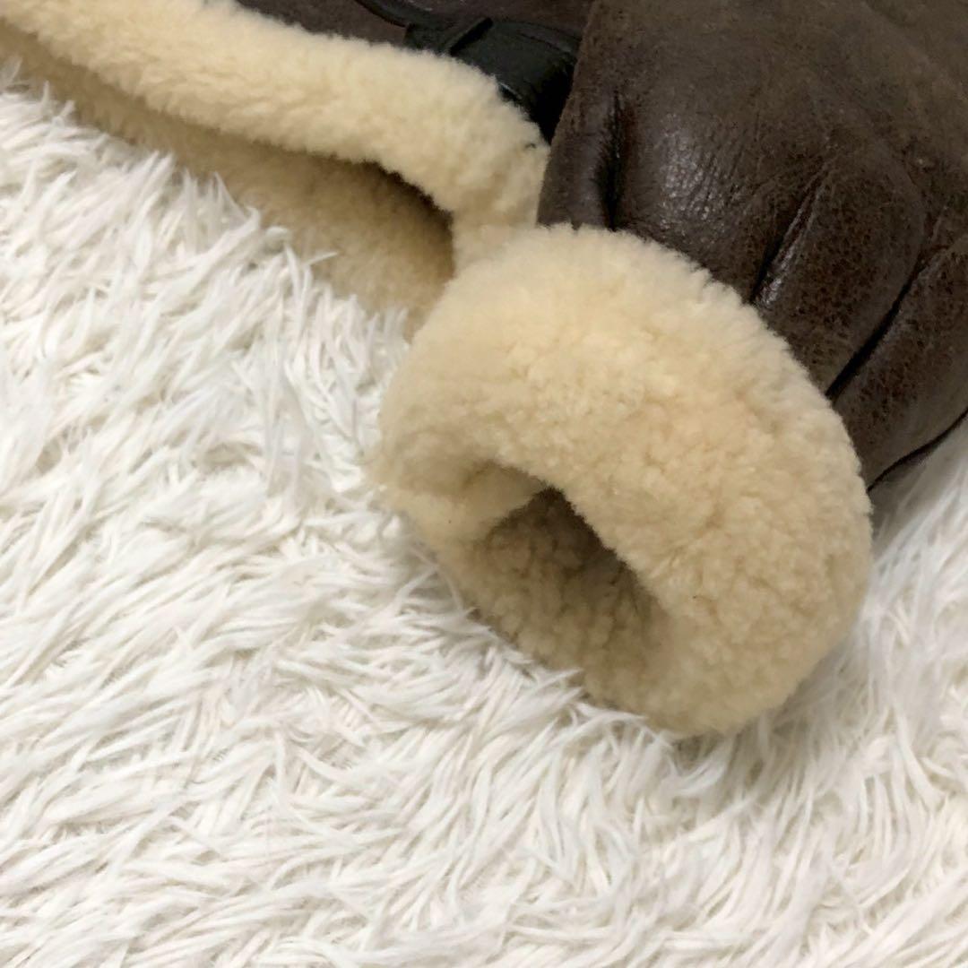 美品◎XXL/42サイズ◎AVIREX B-3 ムートンジャケット 米国製