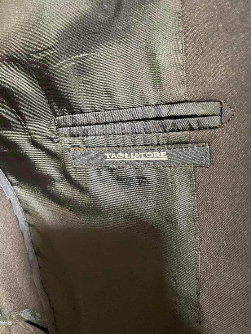 【高級】タリアトーレ　スリーピース　濃紺　超美品