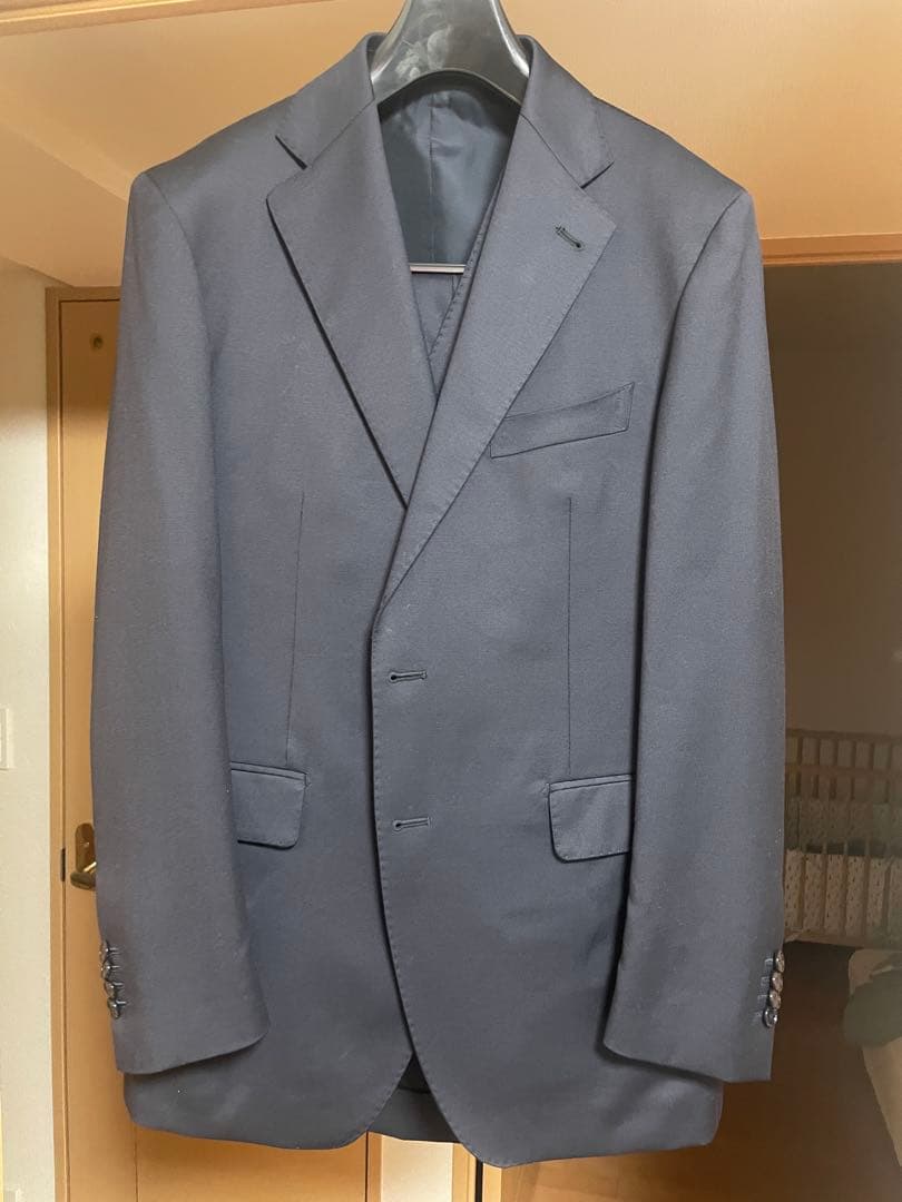 【高級】タリアトーレ　スリーピース　濃紺　超美品