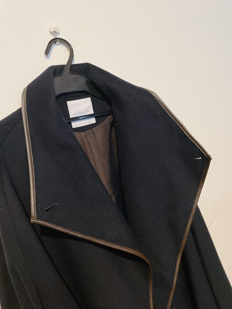 エストネーション ケープコート ネイビー 36