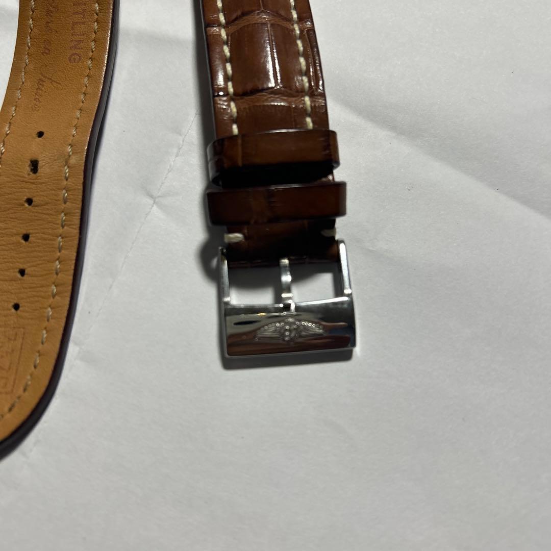 ⭐️ブライトリング純正クロコストラップ22ー20