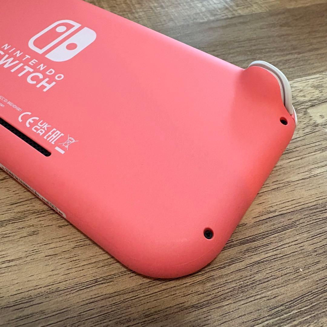 Nintendo Switch Lite 本体 コーラル ピンク　保証書付