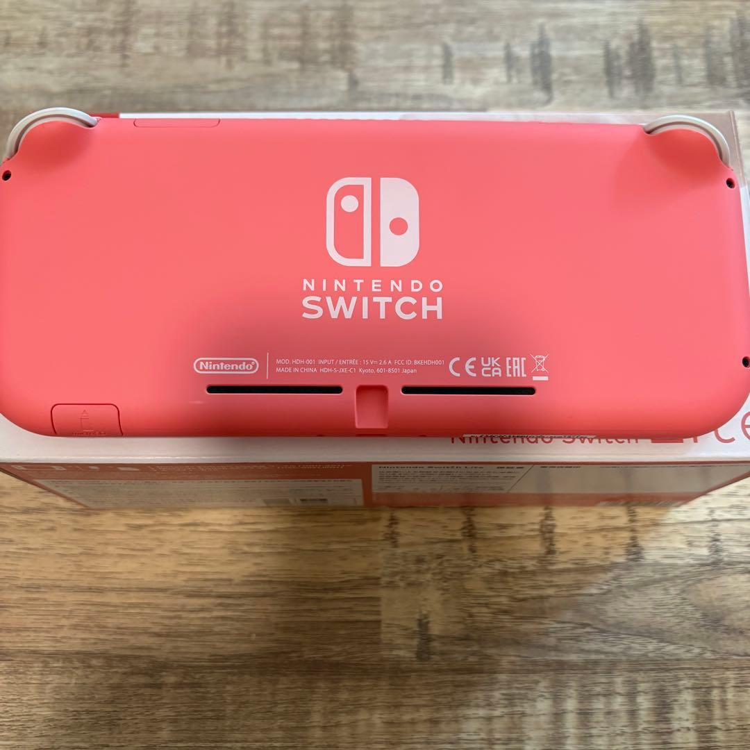 Nintendo Switch Lite 本体 コーラル ピンク　保証書付