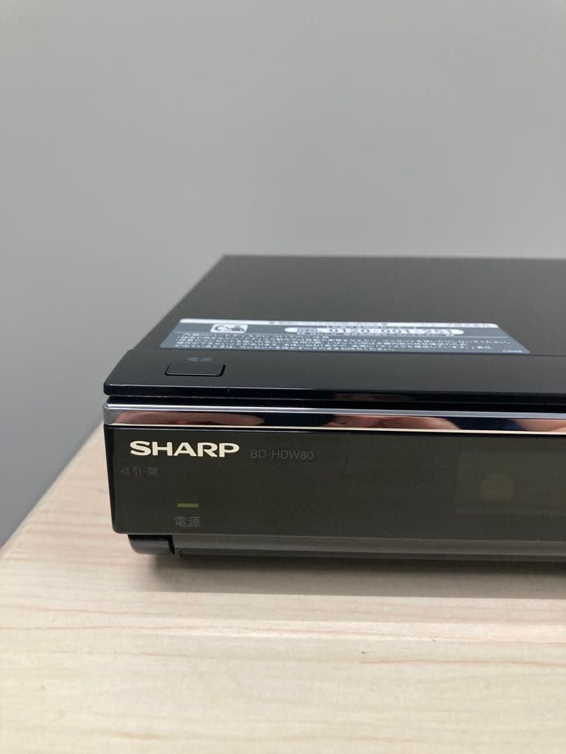かなり綺麗　1TB リモコンも美品　シャープ　AQUOS BD-HDW 80