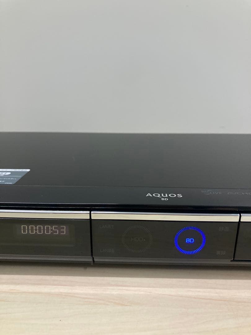 かなり綺麗　1TB リモコンも美品　シャープ　AQUOS BD-HDW 80
