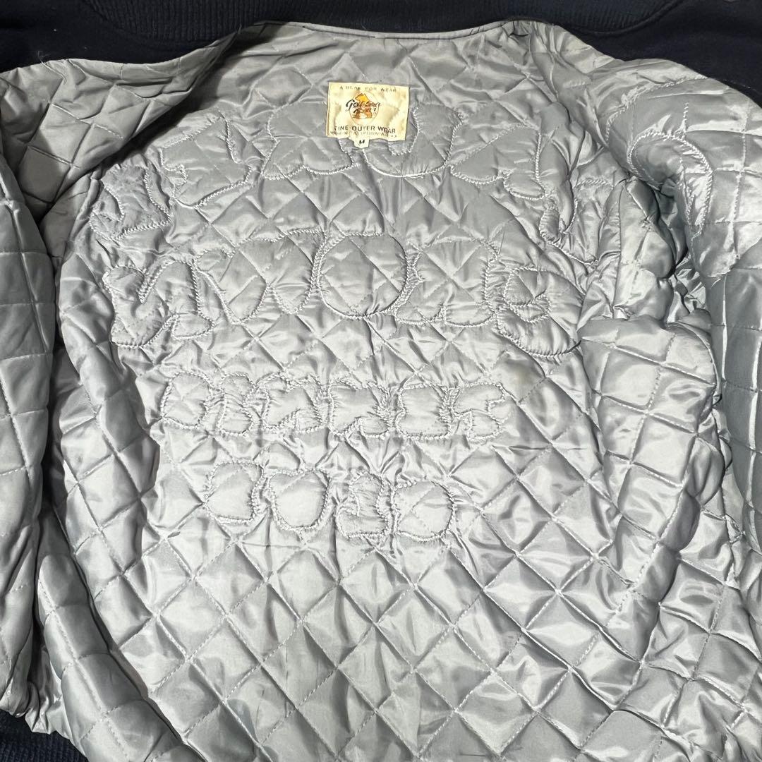 70's~80's Golden Bear Stadium Jacket 革袖