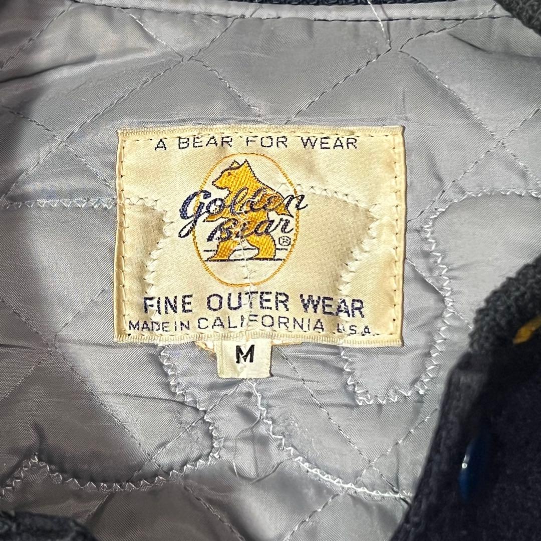 70's~80's Golden Bear Stadium Jacket 革袖